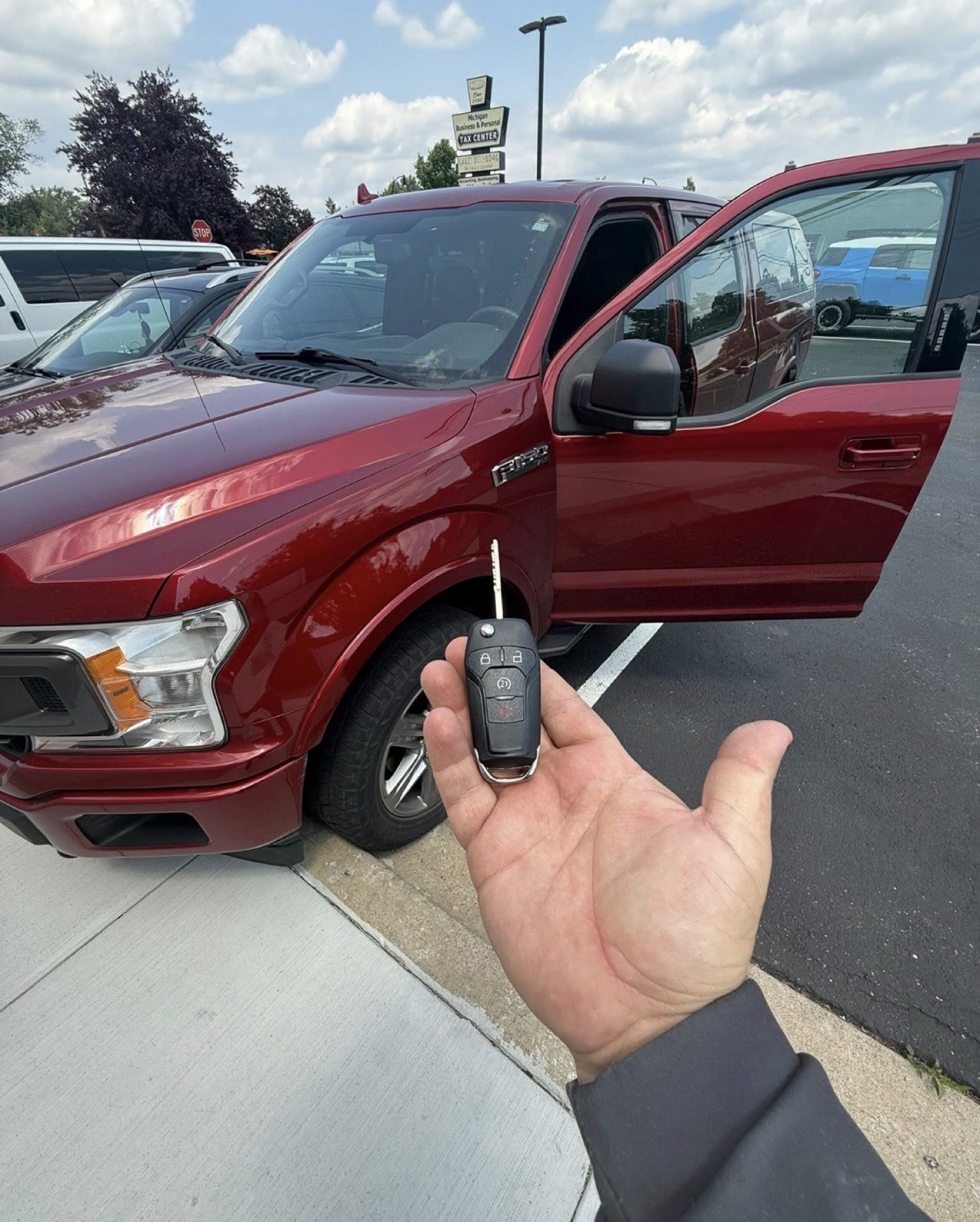 New Ford F-150 flip key originated in Brownstown Township, March 2026