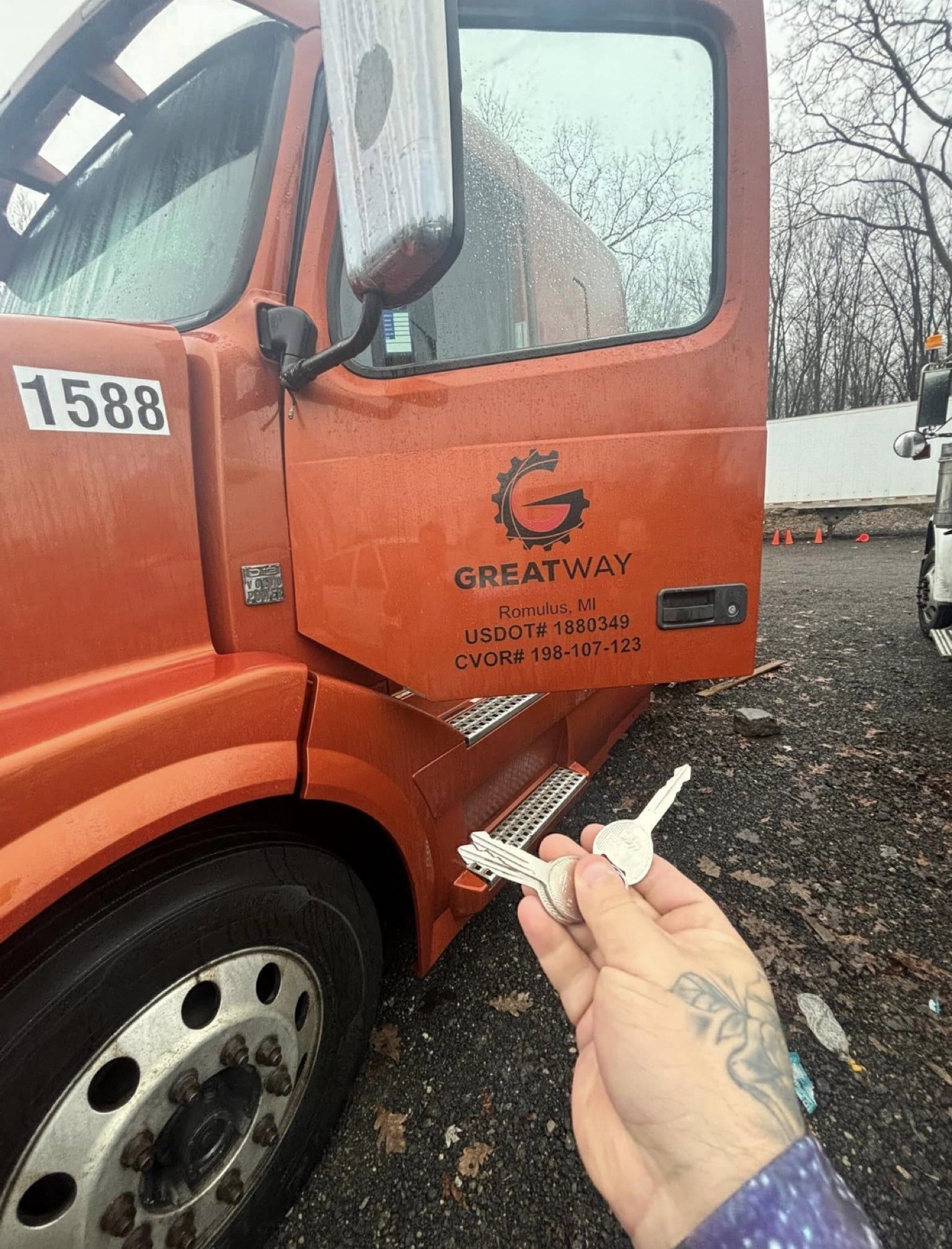 2017 Freightliner keys originated from scratch after all keys were lost at Greatway in Romulus