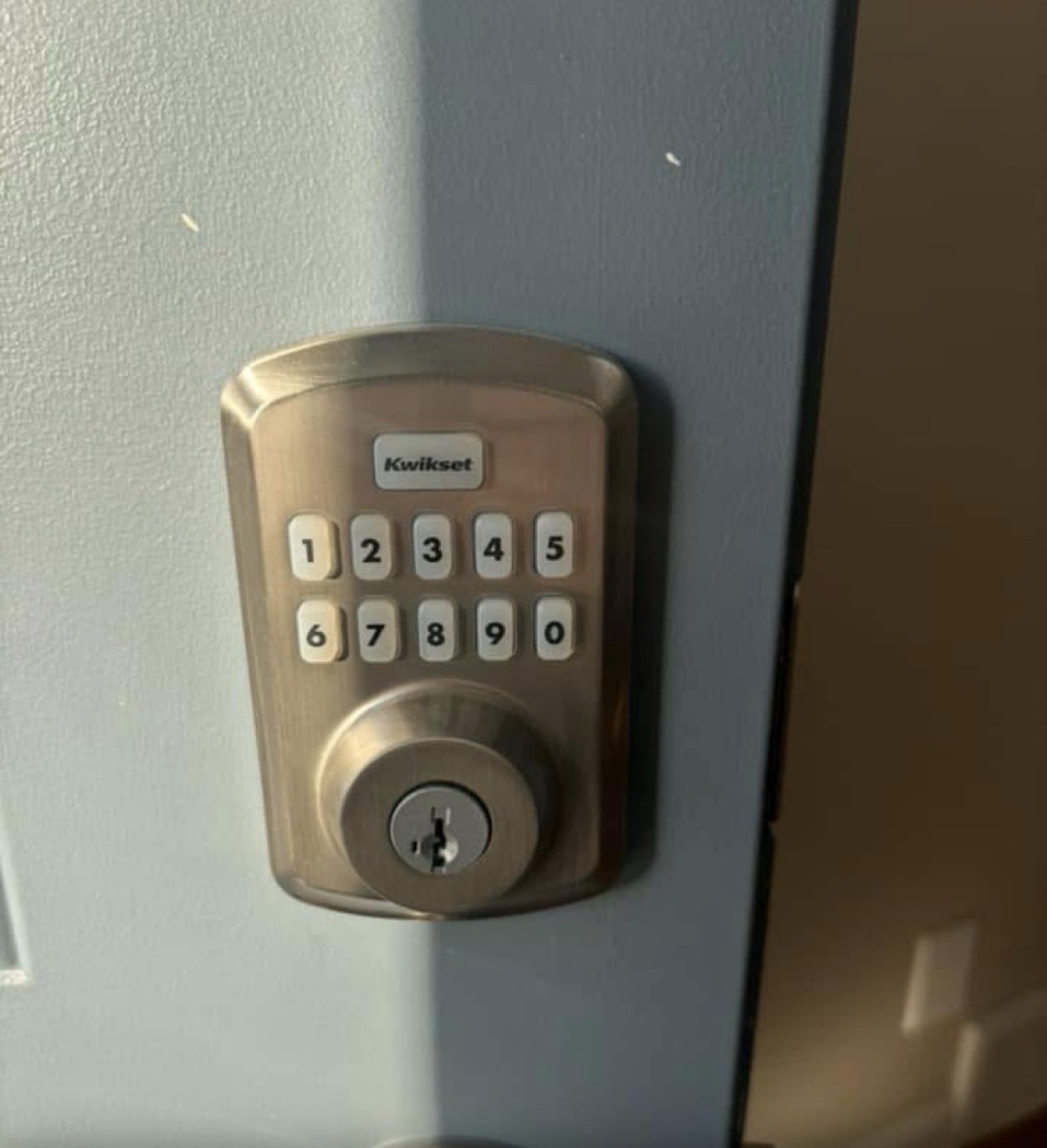Kwikset Powerbolt keypad deadbolt installed by City Locksmith Taylor
