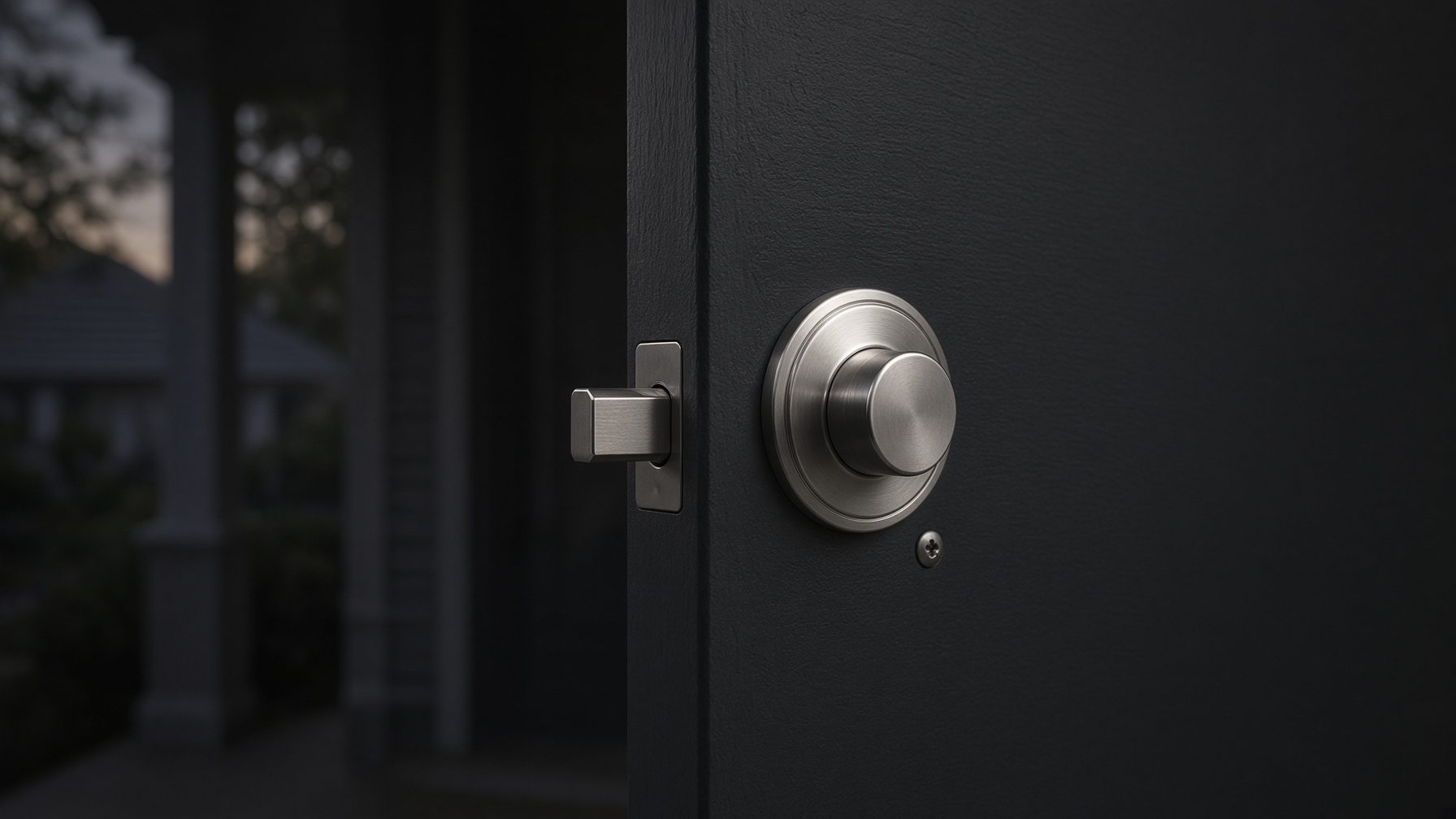 Residential entry door deadbolt