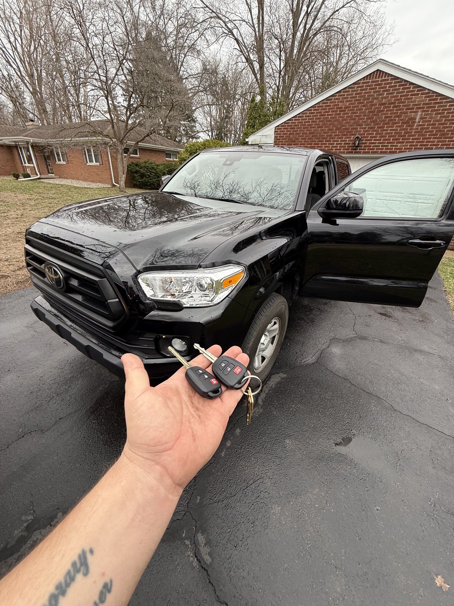 New Toyota Tacoma keys made on site in Southgate, July 2026, by City Locksmith Taylor